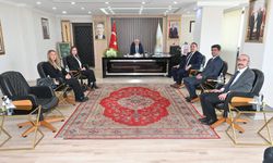 Eczacılar Odası yönetiminden Isparta Belediye Başkanı Başdeğirmen'e ziyaret