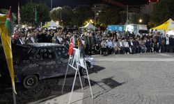 Gaziantep ve çevre illerde İsrail'in Küresel Sumud Filosu'na saldırısı protesto edildi
