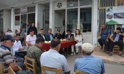 Gülnar Kaymakamı İsmail Şanal vatandaşlarla bir araya geldi