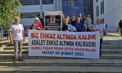 Hatay'da Farklı Yaşam Rende Sitesi'nin depremde yıkılmasına ilişkin davanın duruşması yapıldı
