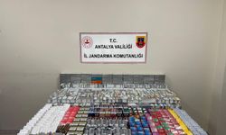 Kemer'de kaçak tütün ve sigara ele geçirildi
