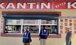 Mersin'de Ticaret İl Müdürlüğü ekipleri, okul kantinlerini denetledi