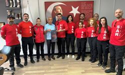 SAR Arama Kurtarma Derneği üyelerinden ANFAŞ Başkanı Bıdı'ya teşekkür ziyareti