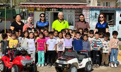 Silifke ilçesinde anaokulu öğrencilerine trafik eğitimi verildi