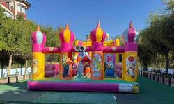 Alanya’da balon park yenilenerek hizmete sunuldu