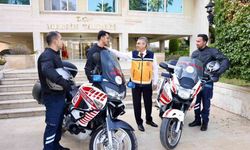 Mersin’de motorize ambulanslar hizmete girdi
