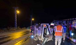 Osmaniye’de otomobil takla attı: 3 yaralı