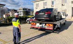 Antalya'da drift atan sürücüye 92 bin 784 lira ceza