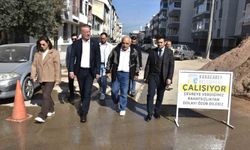 Başkan Karabatı Emirsultan’daki çalışmaları yerinde inceledi
