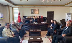 CHP Afşin İlçe Başkanı İsmail Kalender'den Kaymakam Sarıdoğan’a Ziyaret