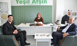 CHP Afşin İlçe Başkanlığı’ndan Yeşil Afşin Gazetesi’ne Ziyaret
