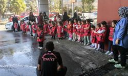 Çocuklar İtfaiyeciliği Yerinde Öğrendi