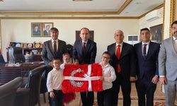 Cumhuriyet Bayramı Dolayısıyla Kaymakam Sarıdoğan’a Ziyaret