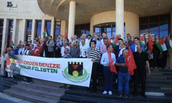 Kahramanmaraş'ta İsrail’in Küresel Sumud Filosu’na düzenlediği saldırıya tepki