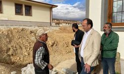 Kaymakam Sarıdoğan, Kırsal Konut Çalışmalarını Yerinde İnceledi