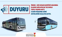 Şehir İçi Toplu Taşımaya Yeni Hat; 78B Hizmete Giriyor