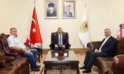 Vali Ünlüer, Merkez Valisi Köksal Şakalar’ı Makamında Ağırladı