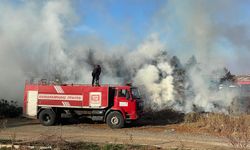 Afşin’de Arsada Çıkan Yangın Söndürüldü
