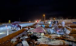 Afşin’de Feci Kaza: Otomobil İkiye Ayrıldı