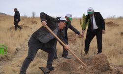 Afşin’de Milli Ağaçlandırma Günü’nde Fidan Dikimi Yapıldı