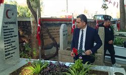 Adana'da şehit Kaymakam Saim Bey kabri başında anıldı