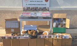 Antalya'da kaçak sigara operasyonunda 1 kişi yakalandı