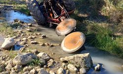 Antalya'da traktörün altında kalan sürücü yaşamını yitirdi