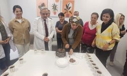 Defne Devlet Hastanesi'nde hasta ve yakınlarına el sanatları kursu veriliyor