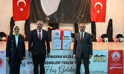 Kadirli'de okullara spor malzemeleri dağıtıldı