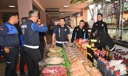 Kumluca'da halk pazarında denetim yapıldı