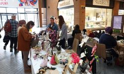 Mersin'de Akdeniz Belediyesi kursiyerlerinin ürünleri sergilendi