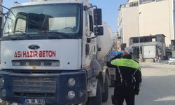 Samandağ'da ehliyetsiz kamyon sürücüsüne para cezası