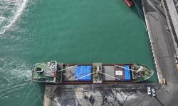 Türk Kızılayın Gazze için hazırladığı 18. 'İyilik Gemisi' Mersin Limanı'ndan uğurlandı