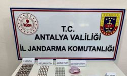 Antalya’da sentetik hap ve esrar ele geçirildi