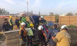 Çalıştığı esnada rahatsızlanan kule vinç operatörü operasyonla kurtarıldı