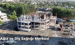 Dörtyol’da ağız ve diş sağlığı merkezi inşaatında çalışmalar sürüyor