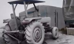 Mersin’in yüksek rakımlı bölgelerinde kar yağışı