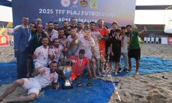 Plaj Futbolu Türkiye şampiyonu Alanya Belediyespor