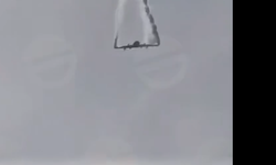 Azerbaycan'dan havalandı; Gürcistan'da düşen askeri kargo uçağından ilk görüntüler