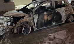 Elektrikli Otomobil Alev Alev Yandı