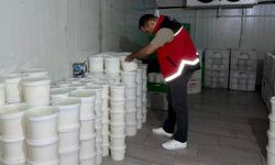 Hatay'da etiketsiz 2,3 ton süt ürünü imha edildi