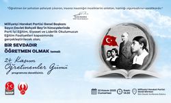 MHP’den 24 Kasım Öğretmenler Günü’ne Özel Program: “Bir Sevdadır Öğretmen Olmak”