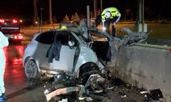 Otomobiliyle gişelere çarpan doktor hayatını kaybetti