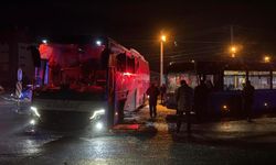 Tekirdağ'da 2 otobüs çarpıştı