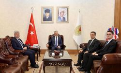 Vali Ünlüer, Milli Eğitim Müfettişlerini Makamında Ağırladı