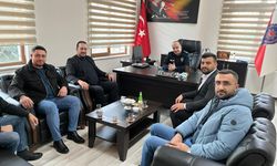 Afşin Ülkü Ocakları’ndan Emniyet Müdürü Topal’a Ziyaret