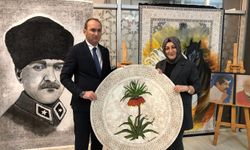 Afşin’de Halı Temalı Resim Sergisi Açıldı