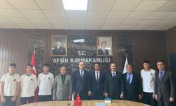 Afşin’de TÜBİTAK Projesi Kaymakam Sarıdoğan’a Sunuldu