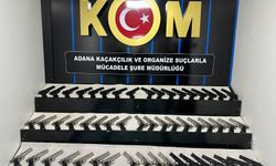 Adana'da ruhsatsız 53 tabanca ele geçirildi, 2 zanlı tutuklandı