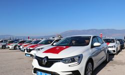 Burdur'da jandarma ve emniyete tahsis edilen 56 yeni araç törenle hizmete alındı